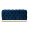 Baxton Studio Corrine Glam and Luxe Navy Blue Velvet Fabric and Gold PU Leather Ottoman 175-11244-Zoro - alternate 2